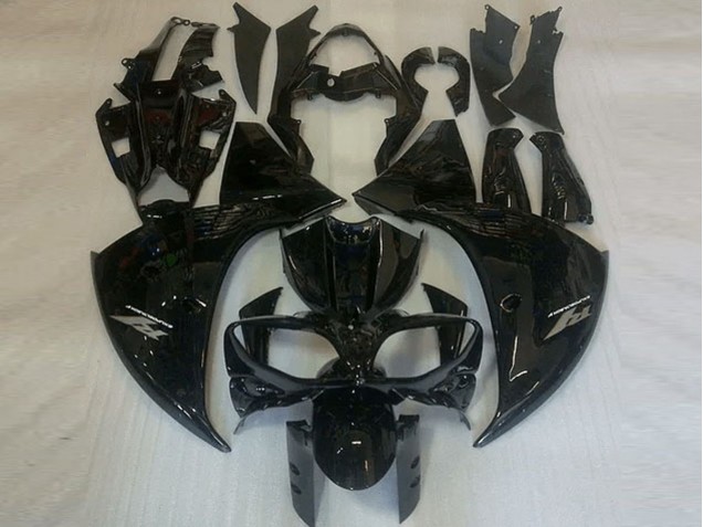 Brillante Negro Moto Plástica Yamaha R1 2009-2011 Brillante Negro Moto Plástica Yamaha R1 2009-2011