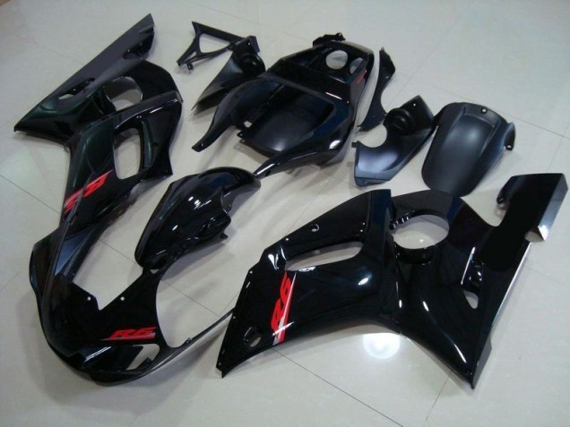 Brillante Negro Rojo Calcomanías Carenado & Plástico Moto Yamaha R6 1998-2002 Brillante Negro Rojo Calcomanías Carenado & Plástico Moto Yamaha R6 1998-2002