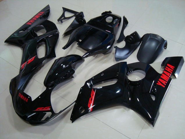 Brillante Negro Rojo Calcomanías Kits Completo Carenado Moto Yamaha R6 1998-2002 Brillante Negro Rojo Calcomanías Kits Completo Carenado Moto Yamaha R6 1998-2002