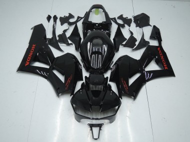 Brillante Negro con Rojo Pegatinas Carenado Moto Honda CBR 600 RR 2013-2021