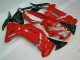 Brillante Rojo Carenado Moto Kawasaki EX650 2006-2008 Brillante Rojo Carenado Moto Kawasaki EX650 2006-2008