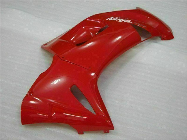 Brillante Rojo Carenado Moto Kawasaki EX650 2006-2008 Brillante Rojo Carenado Moto Kawasaki EX650 2006-2008