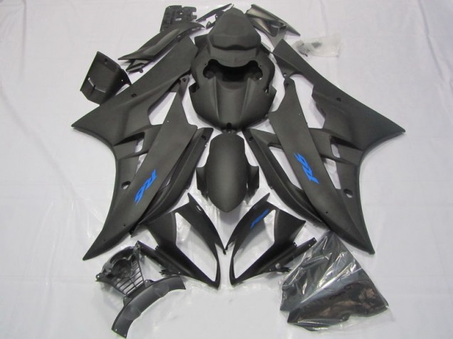 Calcomanía negra y azul Carenado Moto Yamaha R6 2006-2007 Calcomanía negra y azul Carenado Moto Yamaha R6 2006-2007