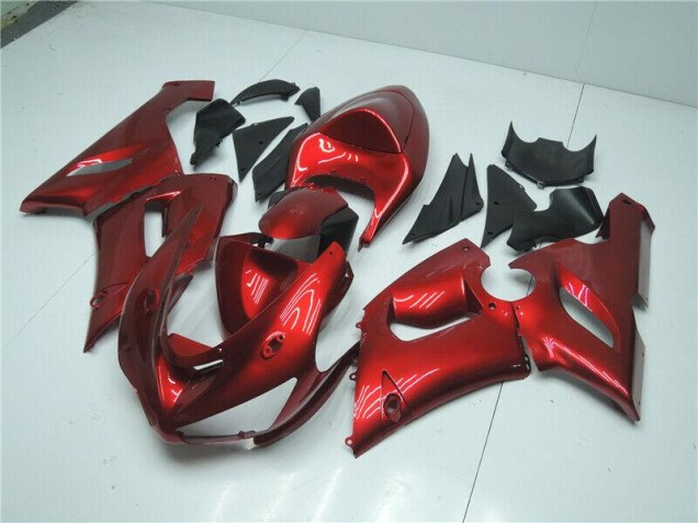 Caramelo Rojo Carenado Moto Kawasaki ZX6R 2005-2006 Caramelo Rojo Carenado Moto Kawasaki ZX6R 2005-2006