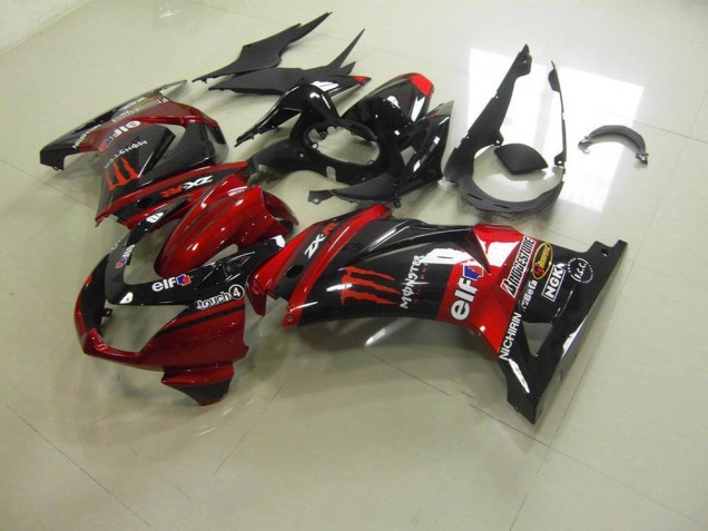 Caramelo Rojo Monster Carenado Moto Kawasaki ZX 250R 2008-2012 Caramelo Rojo Monster Carenado Moto Kawasaki ZX 250R 2008-2012
