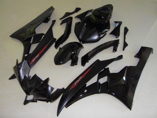 Estilo OEM Negro Carenado Moto Yamaha R6 2006-2007 Estilo OEM Negro Carenado Moto Yamaha R6 2006-2007
