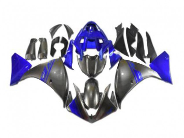 Gris Azul Carenado Moto Yamaha R1 2009-2011 Gris Azul Carenado Moto Yamaha R1 2009-2011
