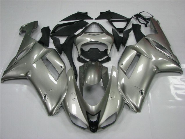 Gris Carenado Moto Kawasaki ZX6R 2007-2008 Gris Carenado Moto Kawasaki ZX6R 2007-2008