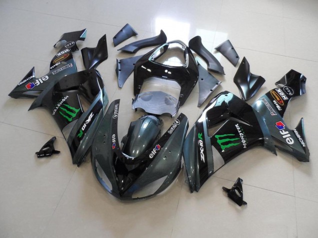 Gris Monster Carenado Moto Kawasaki ZX10R 2006-2007 Gris Monster Carenado Moto Kawasaki ZX10R 2006-2007