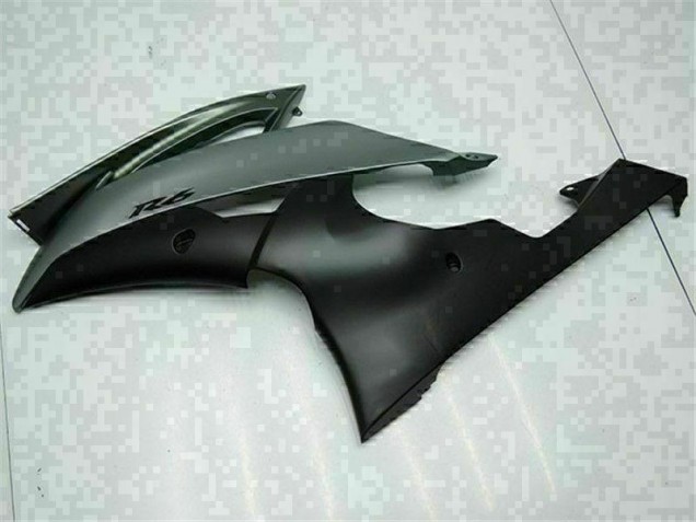Gris Negro ABS Carenado Motocicleta Yamaha R6 2008-2016 Gris Negro ABS Carenado Motocicleta Yamaha R6 2008-2016