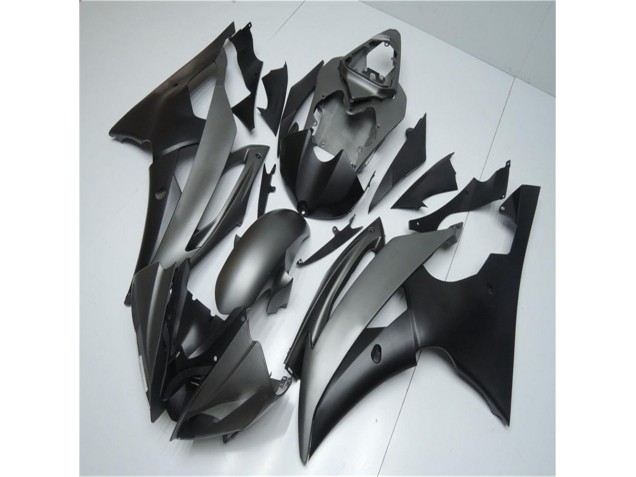 Gris Negro Inyección Kit Carenado Moto Yamaha R6 2008-2016
