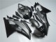 Gris Negro Inyección Kit Carenado Moto Yamaha R6 2008-2016