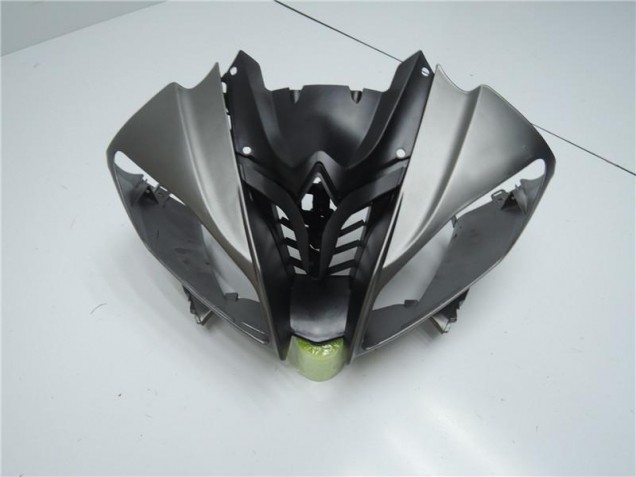 Gris Negro Inyección Kit Carenado Moto Yamaha R6 2008-2016