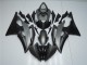 Gris Negro Inyección Kit Carenado Moto Yamaha R6 2008-2016