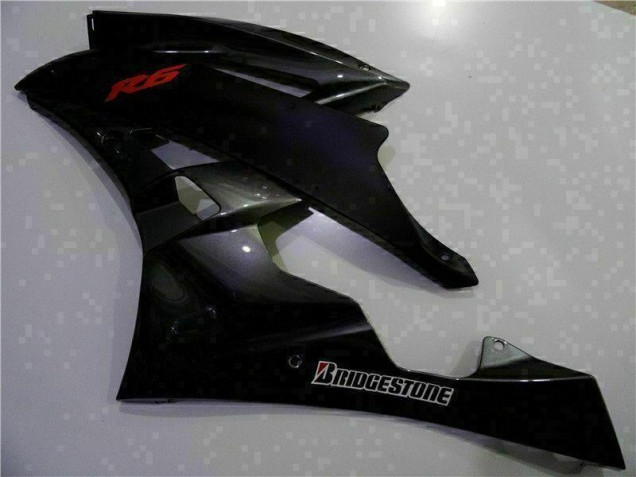 Gris Negro Kits Completo Carenado Moto Yamaha R6 2006-2007 Gris Negro Kits Completo Carenado Moto Yamaha R6 2006-2007