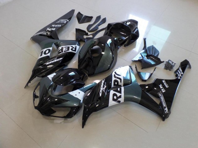 Gris Negro Repsol Carenado Moto Honda CBR 1000 RR 2006-2007