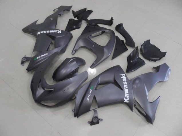 Gris con Blanco Calcomanías Carenado Moto Kawasaki ZX10R 2006-2007 Gris con Blanco Calcomanías Carenado Moto Kawasaki ZX10R 2006-2007