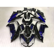 Llama azul negra Carenado Moto Kawasaki EX650 2012-2016