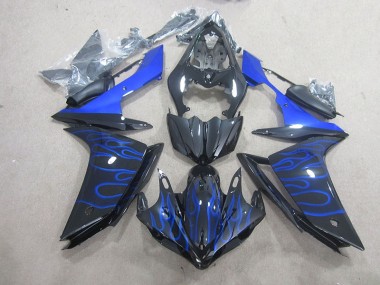 Llama azul negra Carenado Moto Yamaha R1 2007-2008