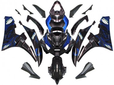 Llama azul negra Carenado Moto Yamaha R6 2006-2007