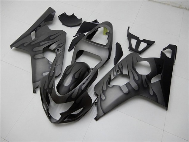 Carenados Moto Suzuki GSXR 600/750 2004-2005 - Gris Negro Llama