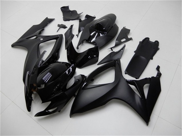 Carenados Moto Suzuki GSXR 600/750 2006-2007 - Negro Mate Negro Brillante