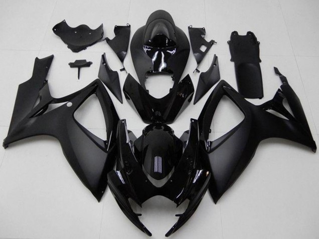 Carenados Moto Suzuki GSXR 600/750 2006-2007 - Negro Mate Negro Brillante