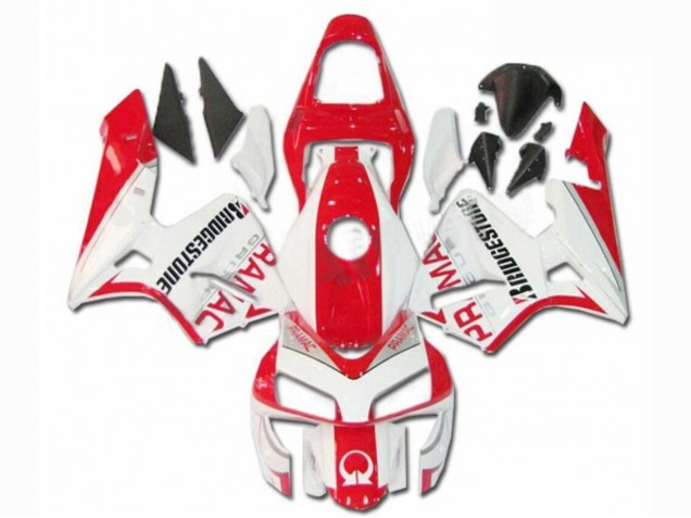 Carenados Moto Honda CBR600RR 2003-2004 - Blanco Rojo Pramac Bridgestone