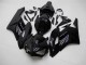 Carenados Moto Honda CBR1000RR 2004-2005 - Negro Brillante Negro Mate