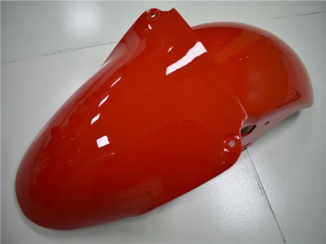 Carenados Moto Kawasaki ZX6R 2000-2002 - Blanco Rojo Negro Brillante