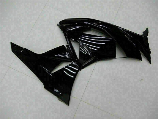 Carenados Moto Kawasaki ZX6R 2009-2012 - Negro Brillante Verde