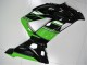 Carenado Moto Kawasaki ZX6R 2013-2018 - Verde Negro Brillante