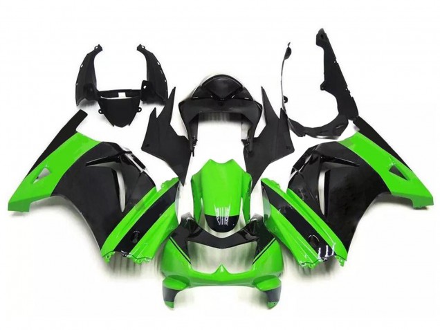 Carenado Moto Kawasaki EX250 2008-2012 - Verde Negro