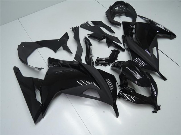 Carenados Moto Kawasaki Ninja 300 EX300R 2013-2024 - Negro Brillante Negro Mate