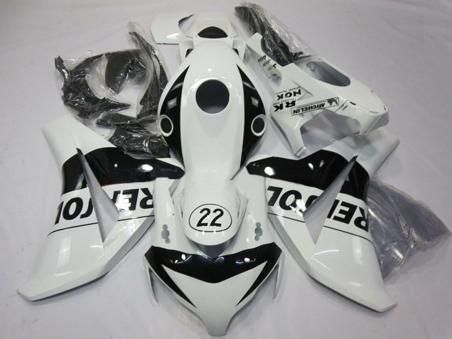 Carenados Moto Honda CBR1000RR 2008-2011 - Blanco Negro Brillante Repsol 22