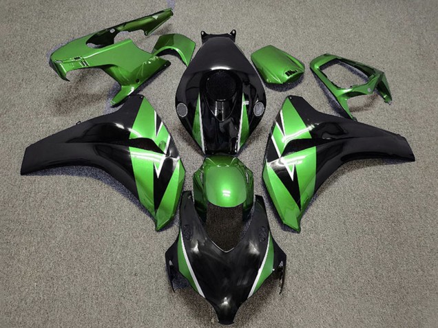 Carenado Moto Honda CBR1000RR 2008-2011 - Verde Negro Brillante