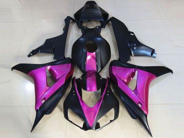 Carenados Moto Honda CBR1000RR 2006-2007 - Rosa Azul Mate Oscuro