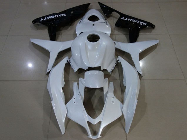 Carenado Moto Honda CBR600RR 2007-2008 - Blanco Negro Brillante