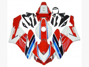 Carenados Moto Honda CBR1000RR 2004-2005 - Blanco Rojo Azul Negro Motul