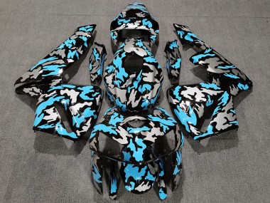 Carenados Moto Honda CBR600RR 2005-2006 - Camouflage Azul Claro