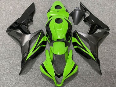 Carenados Moto Honda CBR600RR 2007-2008 - Verde Negro Brillante Gris OEM Estilo