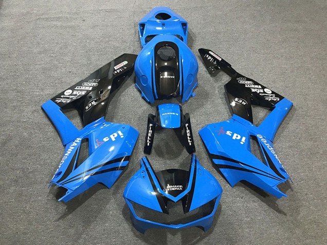 Carenados Moto Honda CBR600RR 2013-2026 - Azul Negro Brillante