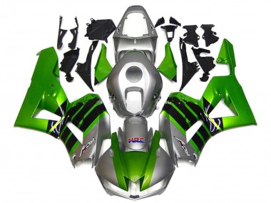 Carenados Moto Honda CBR600RR 2013-2026 - Plata Verde Negro Brillante HRC
