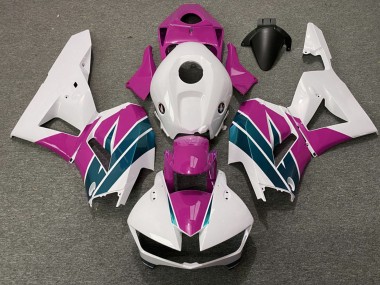 Carenados Moto Honda CBR600RR 2013-2026 - Blanco Rosa Emerald