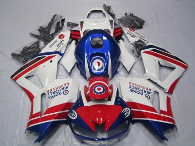 Carenados Moto Honda CBR600RR 2013-2026 - Blanco Rojo Azul Royal Air Force