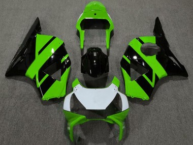 Carenados Moto Honda CBR954RR 2002-2003 - Verde Negro Brillante Blanco Verde OEM Estilo