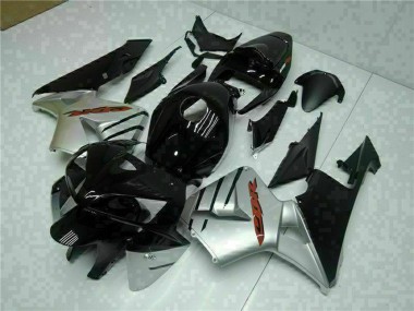 Carenados Moto Honda CBR600RR 2005-2006 - Negro Brillante Plata
