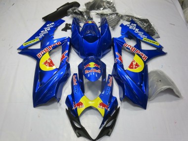 Carenados Moto Suzuki GSXR 1000 2007-2008 - Azul Amarillo Rojo Bull