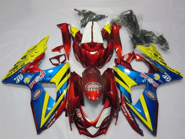 Carenados Moto Suzuki GSXR 1000 2009-2016 - Amarillo Rojo Azul