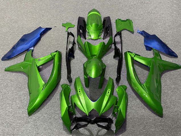 Carenados Moto Suzuki GSXR 600 / GSXR 750 2008-2010 - Verde Azul